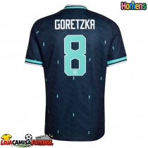 Camisa de Futebol Alemanha Leon Goretzka #8 Equipamento Secundário Mundo 2026 Manga Curta